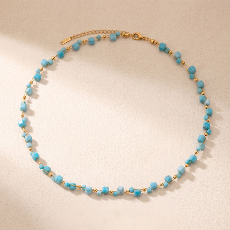 Stainless Steel Beaded Necklace