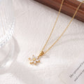 Diamond Sunflower Necklace